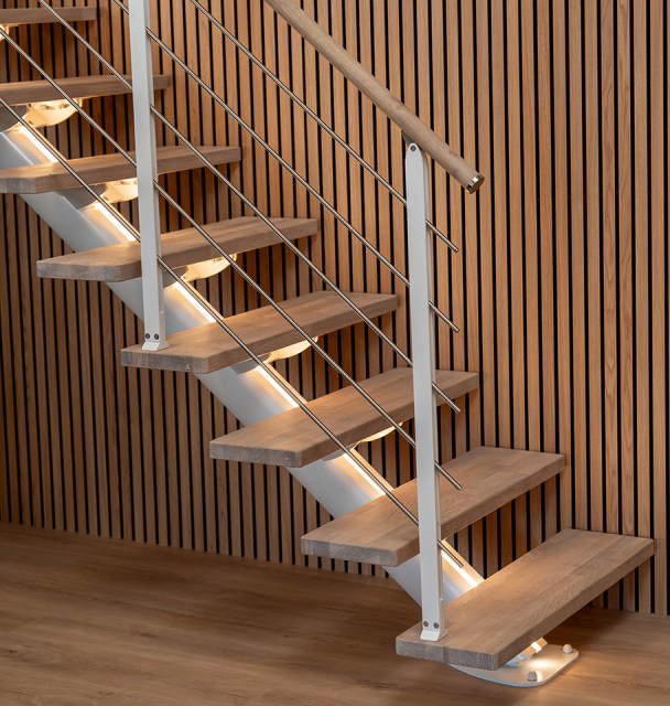 Extra staircase banister DESIGN Biały RAL 9016 Test123